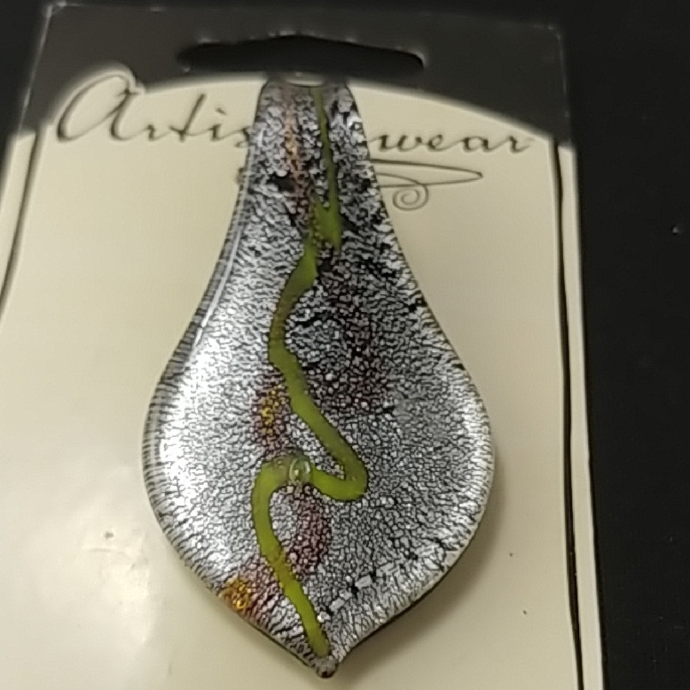 Silver Glass Pendant